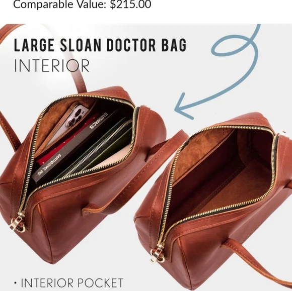 Portland Leather 'Sloan' Doctor Bag - Picture 6 of 7